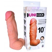 Фаллическая насадка Харнесс UNICOCK 10  - 25 см. - LOVETOY (А-Полимер) - купить с доставкой в Пушкино