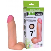 Фаллическая насадка Харнесс UNICOCK 7  - 19 см. - LOVETOY (А-Полимер) - купить с доставкой в Пушкино