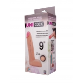 Фаллическая насадка Харнесс UNICOCK 9  - 24 см. - LOVETOY (А-Полимер) - купить с доставкой в Пушкино