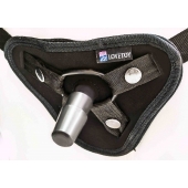 Страпон с 2 насадками и вибрацией UniStrap - 20 и 18 см. - LOVETOY (А-Полимер) - купить с доставкой в Пушкино