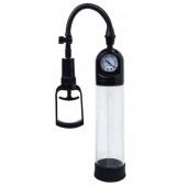 Чёрная вакуумная помпа A-toys с манометром и прозрачной колбой - A-toys - в Пушкино купить с доставкой