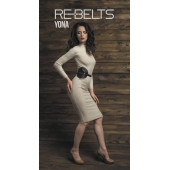 Пояс с клёпками Yona Black - Rebelts - купить с доставкой в Пушкино
