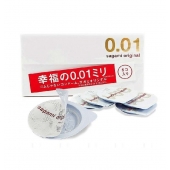 Супер тонкие презервативы Sagami Original 0.01 - 5 шт. - Sagami - купить с доставкой в Пушкино
