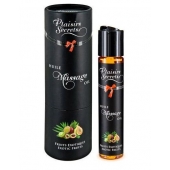 Массажное масло с ароматом экзотических фруктов Huile de Massage Gourmande Fruits Exotiques - 59 мл. - Plaisir Secret - купить с доставкой в Пушкино