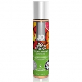 Смазка с ароматом тропических фруктов JO Flavored Tropical Passion - 30 мл. - System JO - купить с доставкой в Пушкино