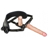 Женский страпон с вагинальной пробкой Woman Strap - 18 см. - LOVETOY (А-Полимер) - купить с доставкой в Пушкино