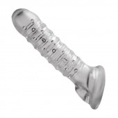 Утолщающая ребристая насадка на пенис - Доминирующее кольцо - в Пушкино купить с доставкой