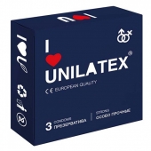Ультрапрочные презервативы Unilatex Extra Strong - 3 шт. - Unilatex - купить с доставкой в Пушкино