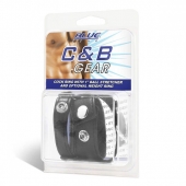 Утяжка для мошонки и пениса Cock Ring With 1  Ball Stretcher And Optional Weight Ring - BlueLine - купить с доставкой в Пушкино