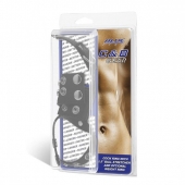 Утяжка на пенис и мошонку Cock Ring With 1.5  Ball Stretcher And Optional Weight Ring - BlueLine - купить с доставкой в Пушкино
