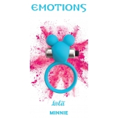 Голубое эрекционное виброколечко Emotions Minnie Breeze - Lola Games - в Пушкино купить с доставкой