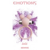 Розовое эрекционное виброколечко Emotions Minnie Light pink - Lola Games - в Пушкино купить с доставкой
