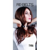 Чёрный кожаный чокер-кляп Tyra Black - Rebelts - купить с доставкой в Пушкино