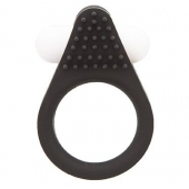 Чёрное эрекционное кольцо LIT-UP SILICONE STIMU RING 1 BLACK - Dream Toys - в Пушкино купить с доставкой