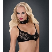 Полиуретановый ошейник с пуклями и D-кольцами Collar with Studs - Blush Novelties - купить с доставкой в Пушкино