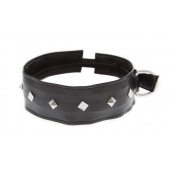 Полиуретановый ошейник с пуклями Collar with Studs - Blush Novelties - купить с доставкой в Пушкино
