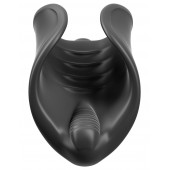 Чёрный мастурбатор Vibrating Silicone Stimulator с вибрацией - Pipedream - в Пушкино купить с доставкой