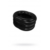 Чёрное эрекционное виброкольцо Stretch - Bathmate - в Пушкино купить с доставкой