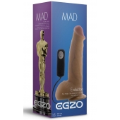 Реалистичный вибратор на присоске Mad Oscar - 20,5 см. - EGZO