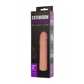 Насадка-удлинитель Extension sleeve телесного цвета - 18,5 см. - Sitabella - в Пушкино купить с доставкой