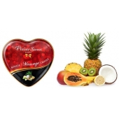 Массажная свеча с ароматом экзотических фруктов Bougie Massage Candle - 35 мл. - Plaisir Secret - купить с доставкой в Пушкино