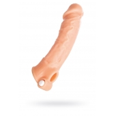 Удлиняющая насадка на пенис с вибрацией - 18,5 см. - ToyFa - в Пушкино купить с доставкой