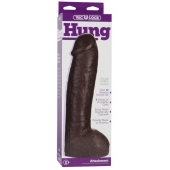 Большая насадка для трусиков Vac-U-Lock Realistic Hung - 31,7 см. - Doc Johnson - купить с доставкой в Пушкино