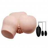 Телесный полуторс с двумя любовными тоннелями и вибрацией - Baile - в Пушкино купить с доставкой