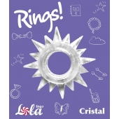 Прозрачное эрекционное кольцо Rings Cristal - Lola Games - в Пушкино купить с доставкой