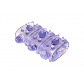 Фиолетовая насадка на пенис Rings Armour - Lola Games - в Пушкино купить с доставкой