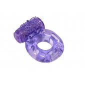 Фиолетовое эрекционное кольцо с вибрацией Rings Axle-pin - Lola Games - в Пушкино купить с доставкой
