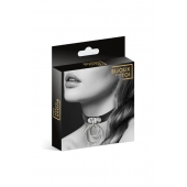 Черный чокер с двумя кольцами - Bijoux Pour Toi - купить с доставкой в Пушкино