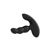 Черный силиконовый стимулятор простаты Levett Nitoc с пультом ДУ - Levett - в Пушкино купить с доставкой