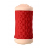 Двухсторонний мастурбатор JOS  NADIN в красном цилиндре - JOS - в Пушкино купить с доставкой