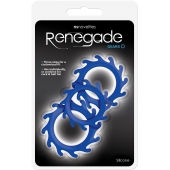 Набор из 3 синих эрекционных колец Renegade Gears - NS Novelties - в Пушкино купить с доставкой