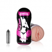 Мастурбатор-вагина Sex In A Can Vibra Vagina Tunnel - Lovetoy - в Пушкино купить с доставкой