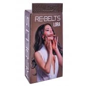 Кляп-трензель Lora с металлическими кольцами - Rebelts - купить с доставкой в Пушкино