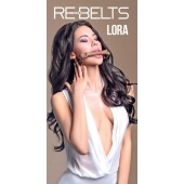 Кляп-трензель Lora с металлическими кольцами - Rebelts - купить с доставкой в Пушкино