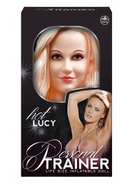 Надувная кукла с вибрацией и 2 любовными отверстиями Hot Lucy Lifesize Love Doll - NMC - в Пушкино купить с доставкой