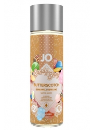 Смазка на водной основе Candy Shop Butterscotch с ароматом ирисок - 60 мл. - System JO - купить с доставкой в Пушкино