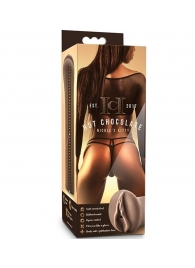 Коричневый мастубратор-вагина Nicole s Kitty - Blush Novelties - в Пушкино купить с доставкой