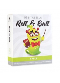 Стимулирующий презерватив-насадка Roll   Ball Apple - Sitabella - купить с доставкой в Пушкино