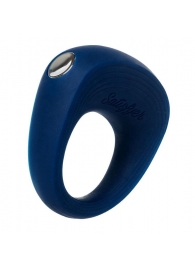 Синее эрекционное кольцо на пенис Satisfyer Ring 2 - Satisfyer - в Пушкино купить с доставкой