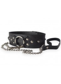 Широкий кожаный ошейник в готическом стиле - Sitabella - купить с доставкой в Пушкино