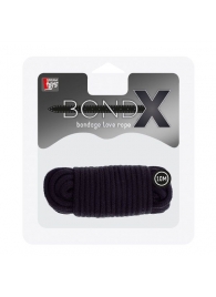 Черная веревка для связывания BONDX LOVE ROPE - 10 м. - Dream Toys - купить с доставкой в Пушкино
