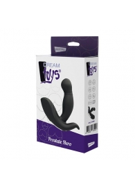 Черный вибромассажер простаты PROSTATE HERO - Dream Toys - в Пушкино купить с доставкой