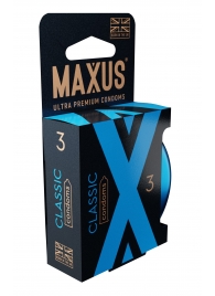 Классические презервативы в железном кейсе MAXUS Classic - 3 шт. - Maxus - купить с доставкой в Пушкино