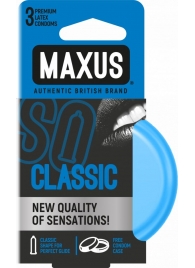 Классические презервативы в железном кейсе MAXUS Classic - 3 шт. - Maxus - купить с доставкой в Пушкино
