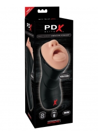 Мастурбатор-ротик Deep Throat Vibrating Stroker - Pipedream - в Пушкино купить с доставкой