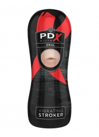 Мастурбатор-ротик Vibrating Oral Stroker - Pipedream - в Пушкино купить с доставкой